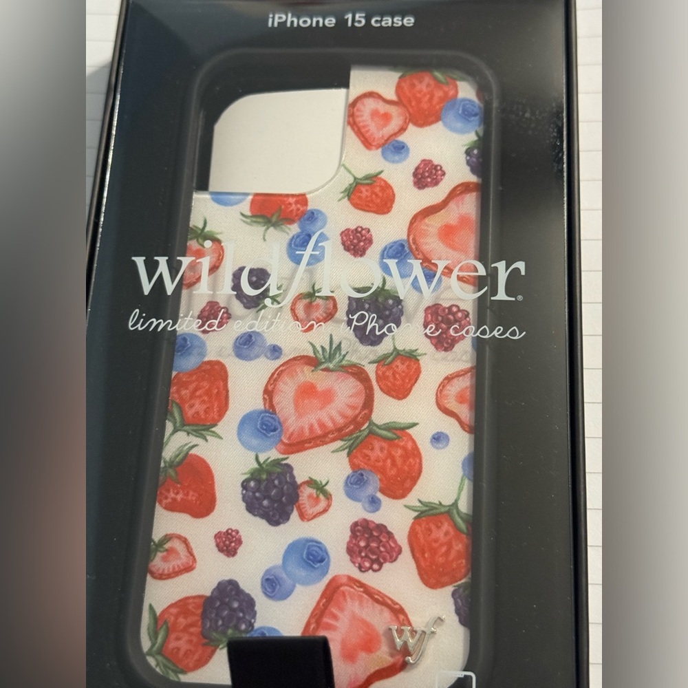 Wildflower iPhone 15 Case - Fruit Tart